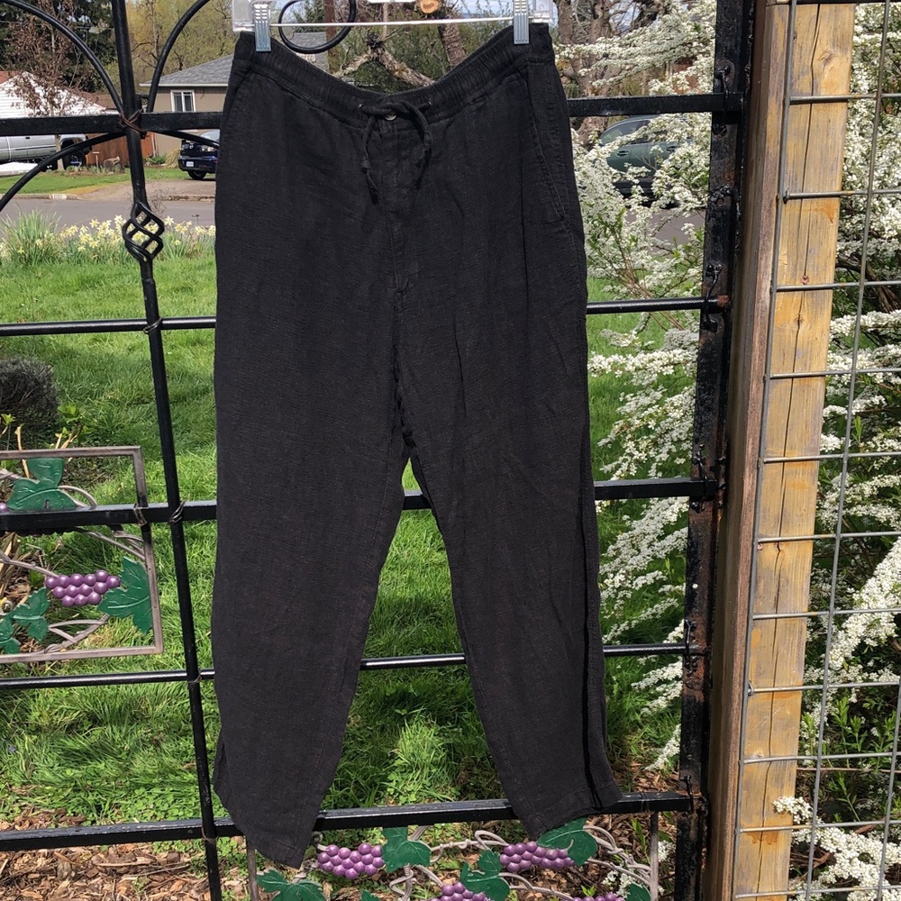 Structure The Collection linen blend casual pants size M